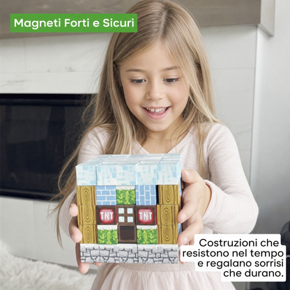 Giochi Geniali™ Blocchi Magnetici – Riducono gli Schermi e Sviluppano la Creatività nei Bambini