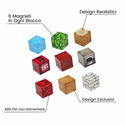 Giochi Geniali™ Blocchi Magnetici – Riducono gli Schermi e Sviluppano la Creatività nei Bambini