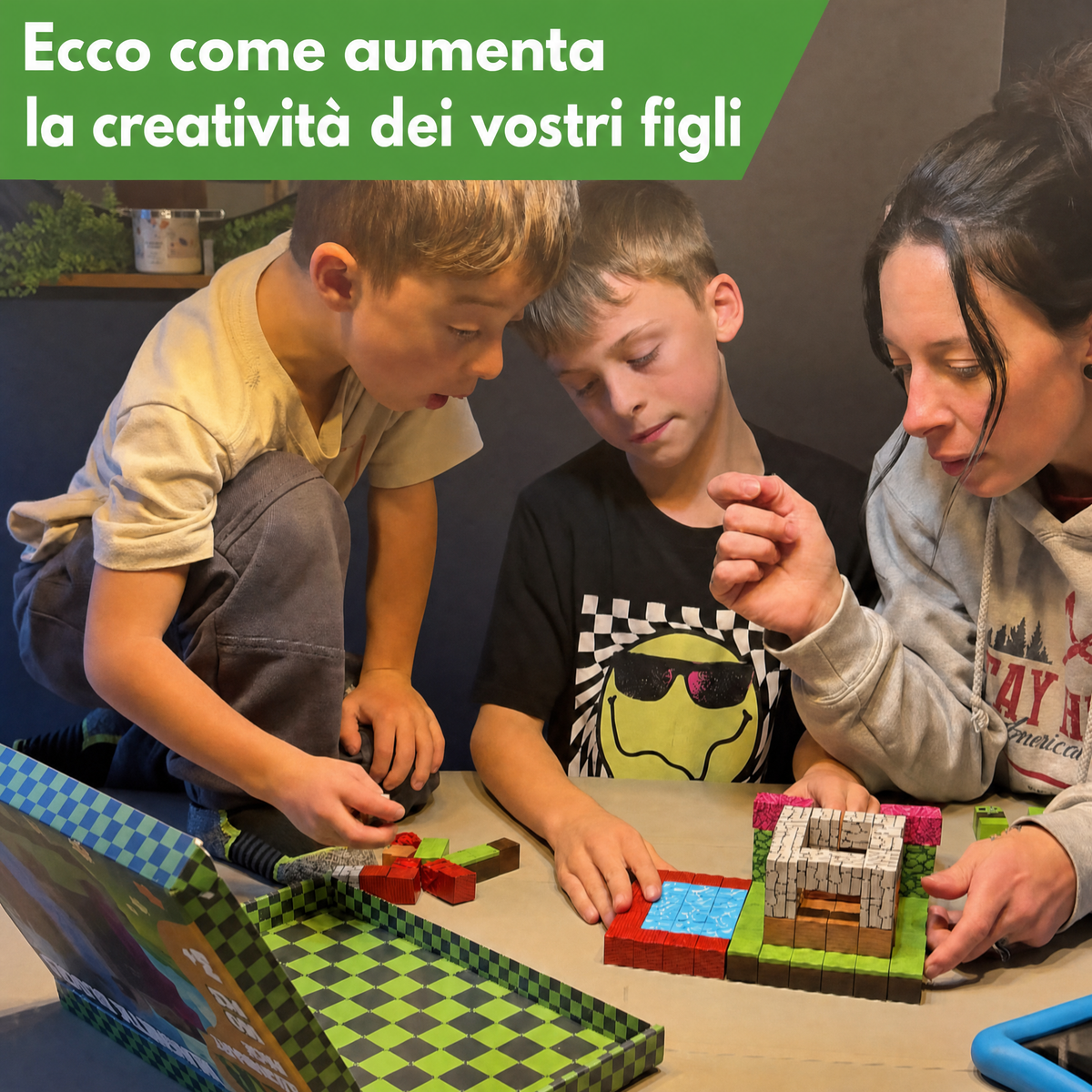 Giochi Geniali™ Blocchi Magnetici – Riducono gli Schermi e Sviluppano la Creatività nei Bambini