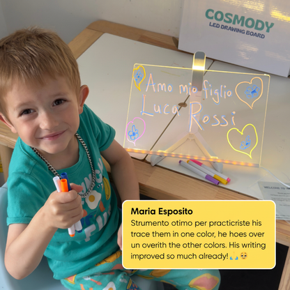 LumiBoard™ Lavagna LED da Disegno – Aumenta la Concentrazione e Sviluppa la Creatività nei Bambini